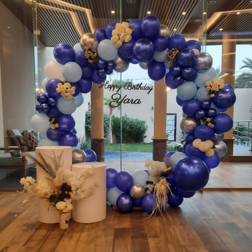 باقة تنسيق حفلة الميلاد ثيم لمسة راقية | بارتي باي...