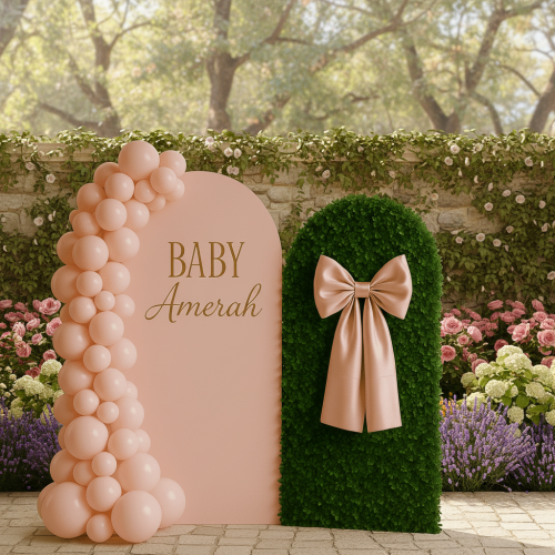 باقة تنسيق حفلة الميلاد ثيم ترحيب بالمولودة | بارت...