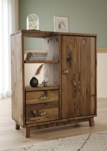 وحدة تخزين "رِواية" المتكاملة - خشب طبيعي متعددة ا...