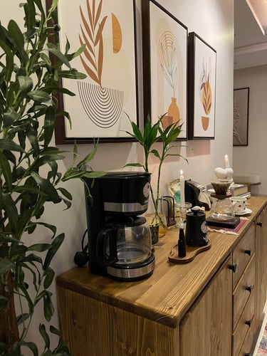 ركن القهوة "هدوء" - قطعة كلاسيك بلمسة مودرن