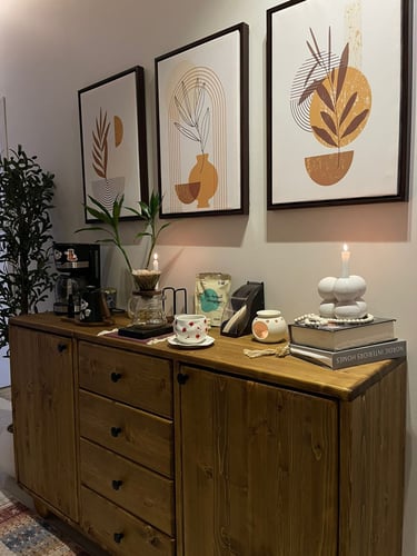 ركن القهوة "هدوء" - قطعة كلاسيك بلمسة مودرن