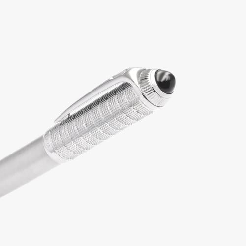 قلم آر دو دهنج D فضي كامل أسود 134