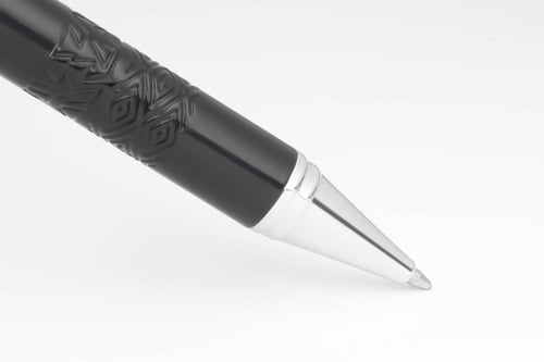 قلم جاز فضي و أسود ملكي 60