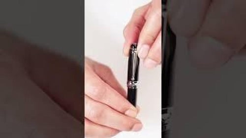 قلم دهنج للأطفال فضي و أسود 148