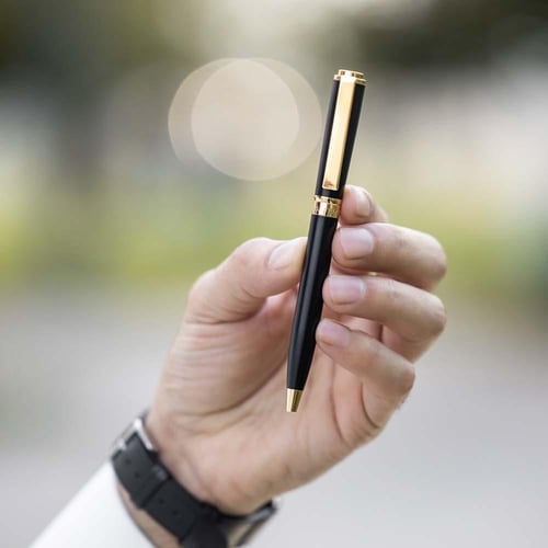 12 قلم سونيو دهنج ذهبي و أسود