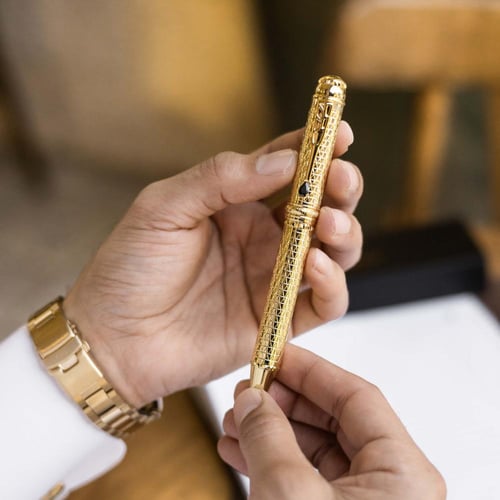 16 قلم Sera | سيرا (الذهبي - أسود)