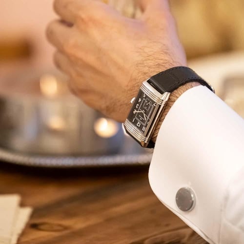 43 ساعة جلد جراند كلاسيك أسود