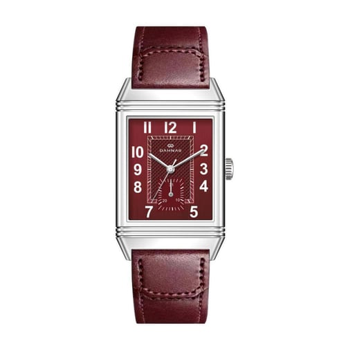 41 ساعة جلد جراند كلاسيك عنابي