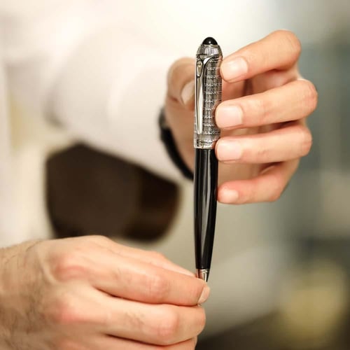 قلم آر دو دهنج D أسود 128