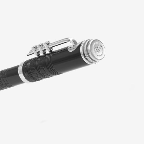 قلم جاز فضي و أسود ملكي 60