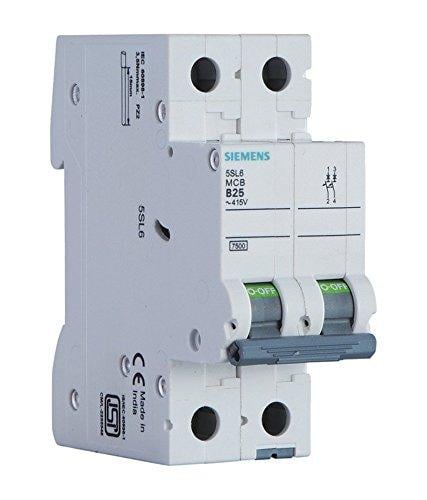 5SL6210-7,Miniature circuit breaker 400 V 6kA, 2-p...