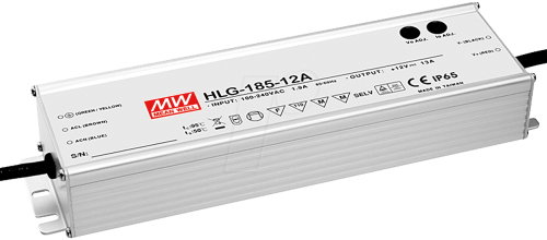 HLG-185H-24A, POWER SUPPLY - MEANWELL
