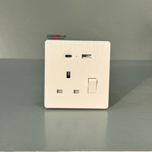 فيش 13 امبير USb + TYPEC Zp