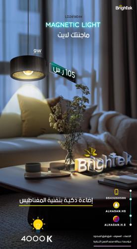 علاقي ماجنتك لايت Brightek