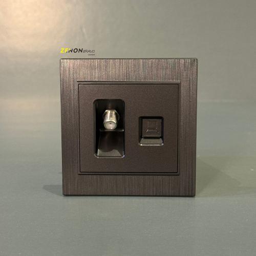 مفتاح كمبيوتر + دش Cat 6