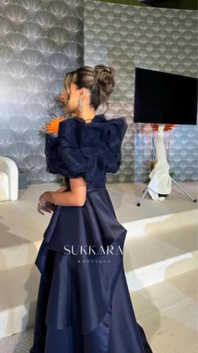 فستان سهره كحلي