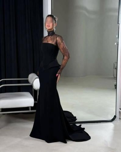 فستان اسود دانتيل