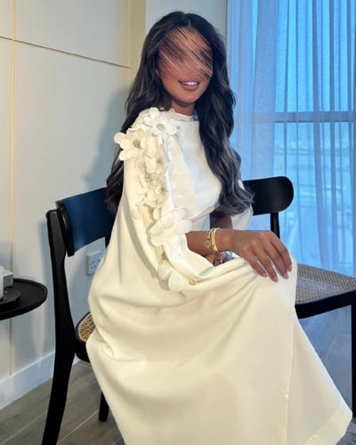 فستان ناعم انيق مورد