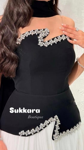 فستان جوخ مع شال