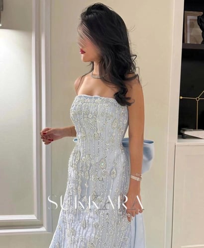 فستان سماوي انيق
