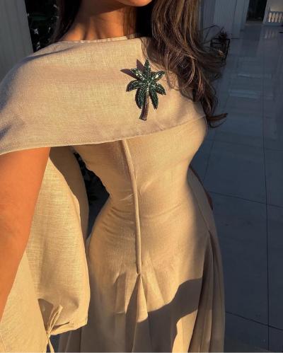 فستان لينين فخم