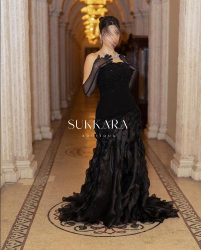 فستان سهره انيق اسود