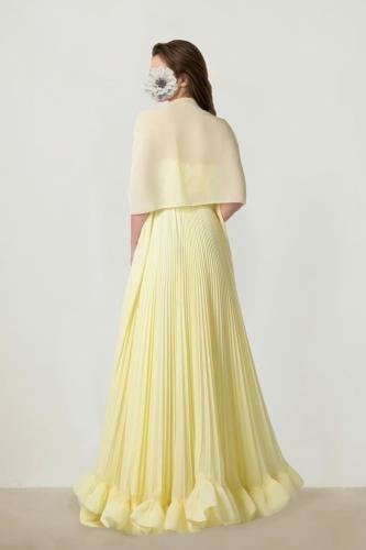 فستان ليموني تل