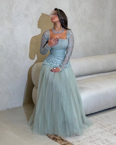 فستان سهره تل