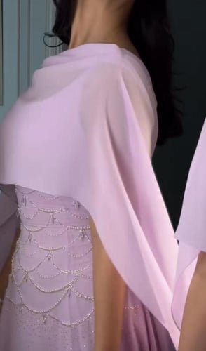 فستان شيفون انيق