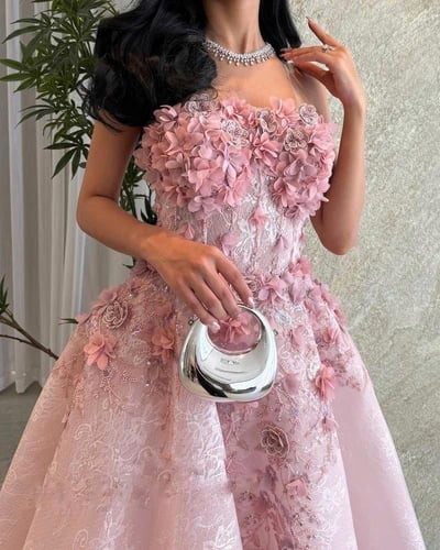 فستان مورد انيق