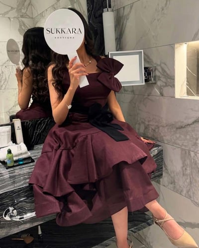 فستان ناعم انيق