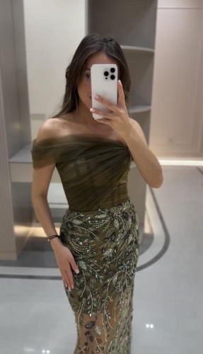 فستان تل انيق