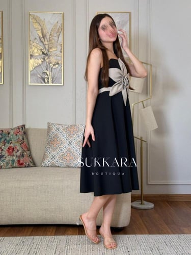 فستان لونين ناعم