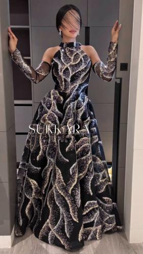 فستان سهرت فخم