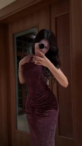 فستان لمعه انيق