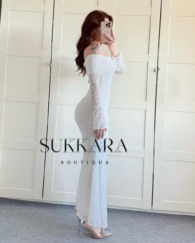 فستان دانتيل انيق