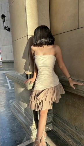 فستان ناعم قصير