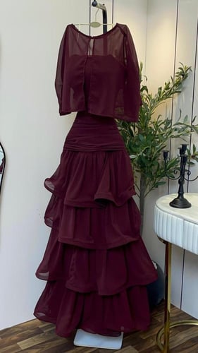 فستان عودي انيق