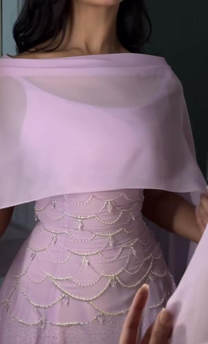 فستان شيفون انيق