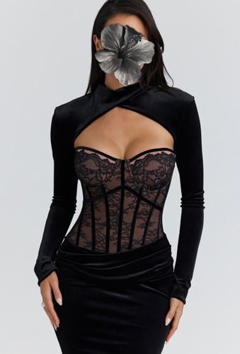 فستان سهره مخمل