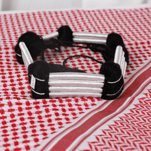 عقال التاسيس رجالي ذهبي مقصب