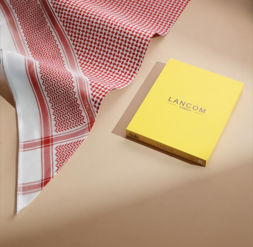 شماغ لانكم احمر فاتح 2026 LANCOM