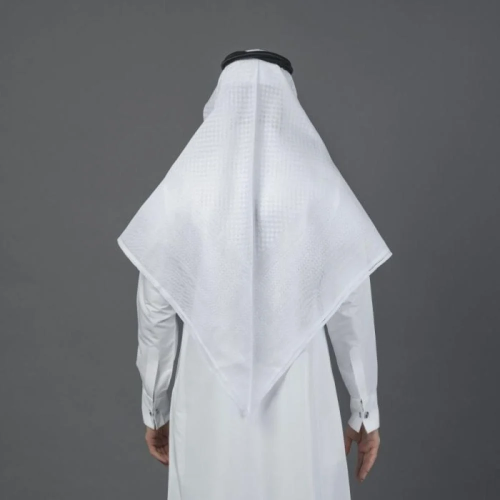 شماغ البسام بلس أبيض