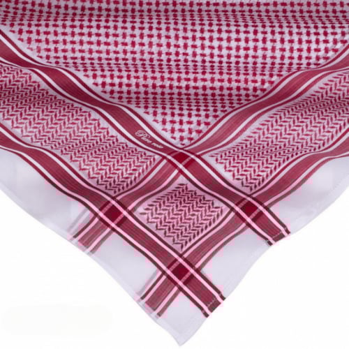 شماغ بيور روز PURE ROSE انجليزي احمر فاتح فاخرR2