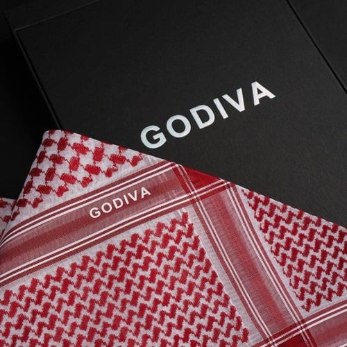 شماغ جوديفيا GODIVA احمر R2