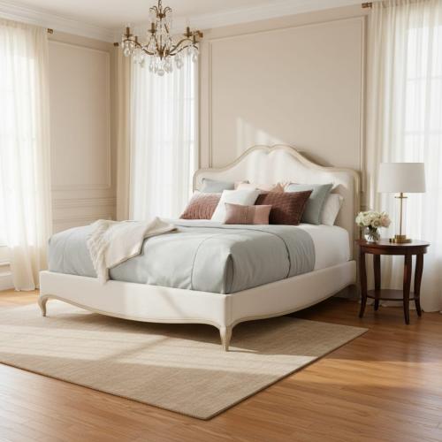 سرير ايفانا الملكي بمقاسات متعددة والوان مختلفه