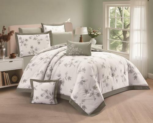 مفرش نفرين قطن% سيليا 8قطع جودة عالية