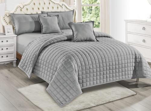 مفرش مون مضغوط سادة نفر ونص