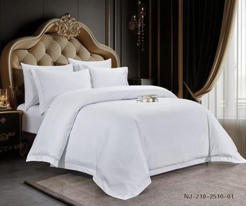 مفرش فندقي نفرين قطن فاخر300غرزة