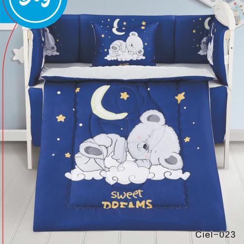 مفرش مواليد حواجز 5قطع